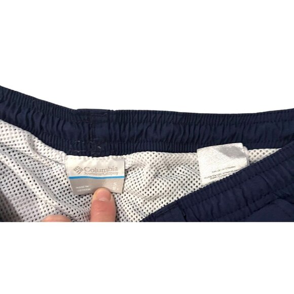 Columbia Mens Navy Blue Omni-Shade Quick-Dry Cargo Shorts - Size M - Picture 3 of 11